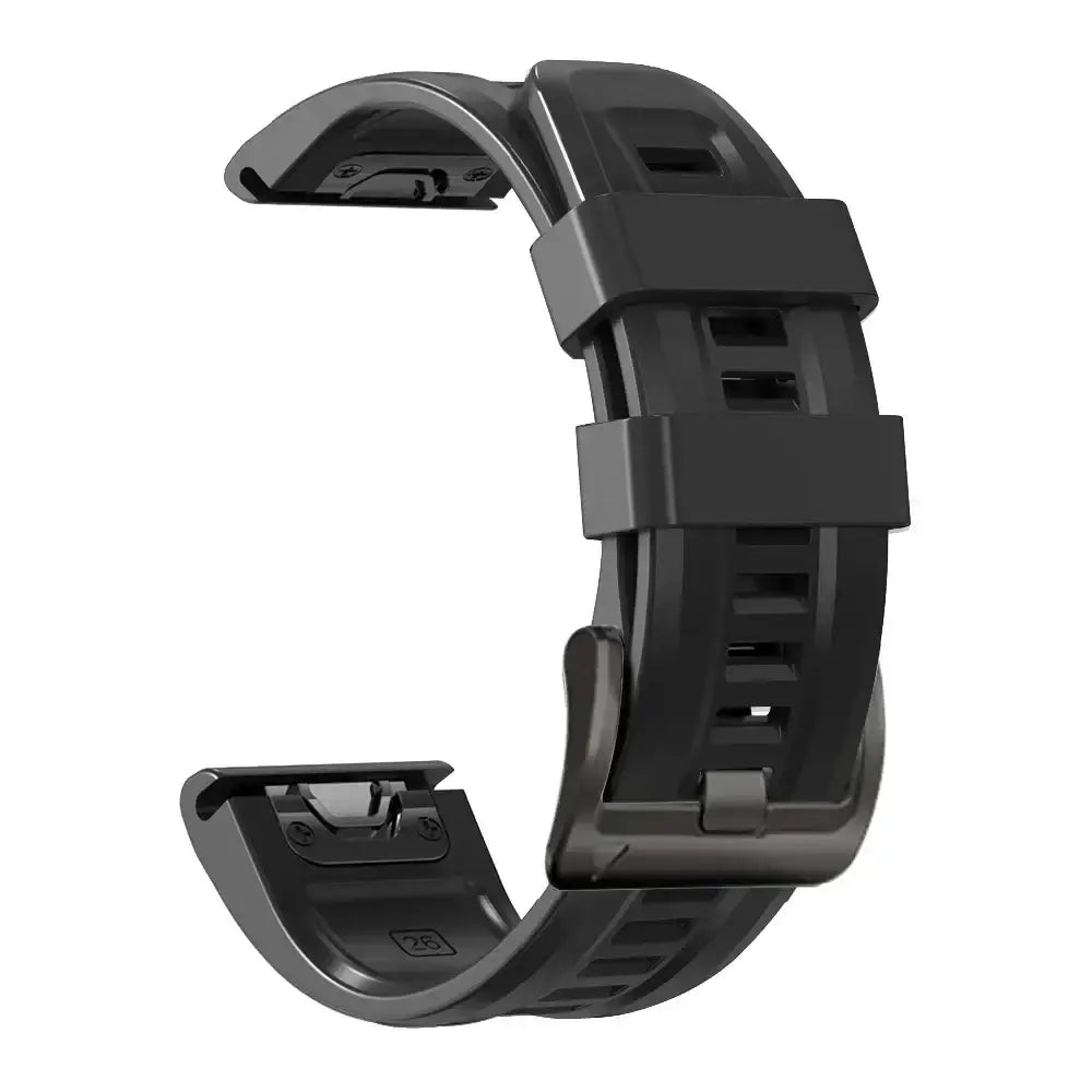 Quickfit Silicone Strap for the Garmin Watch Series (available of various range of models and 46 colours) - style3