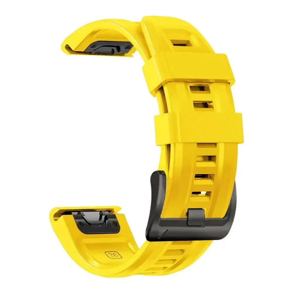 Quickfit Silicone Strap for the Garmin Watch Series (available of various range of models and 46 colours) - style3
