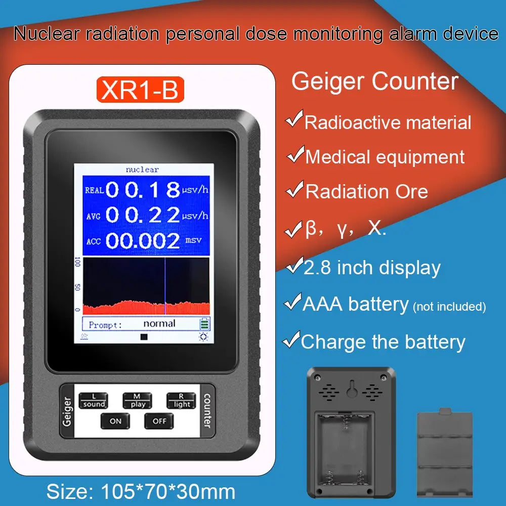 Radiation Detector Geiger Counter Nuclear X γ β - rays - Real - time Mean Cumulative