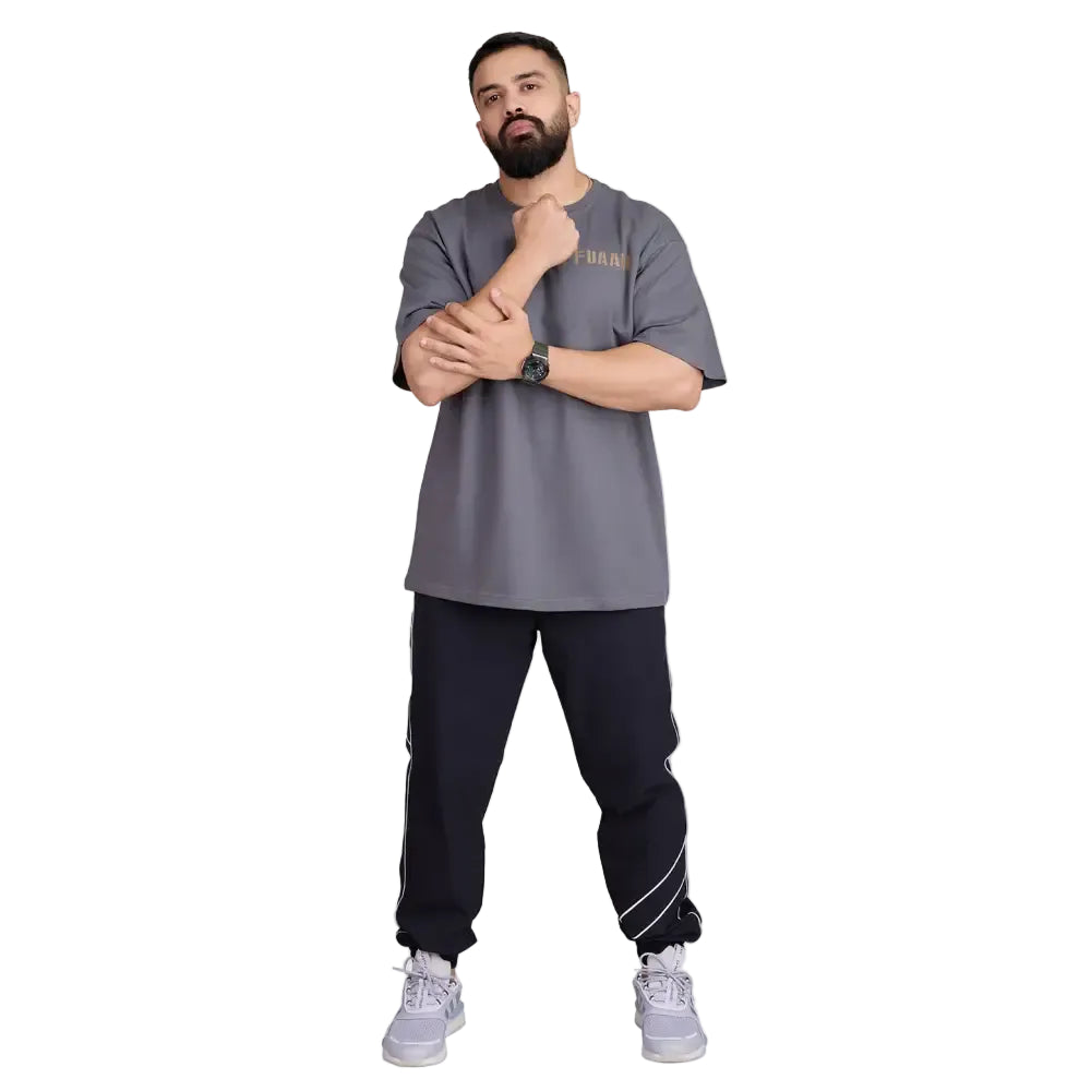 Rage Oversized T-shirts Charcoal