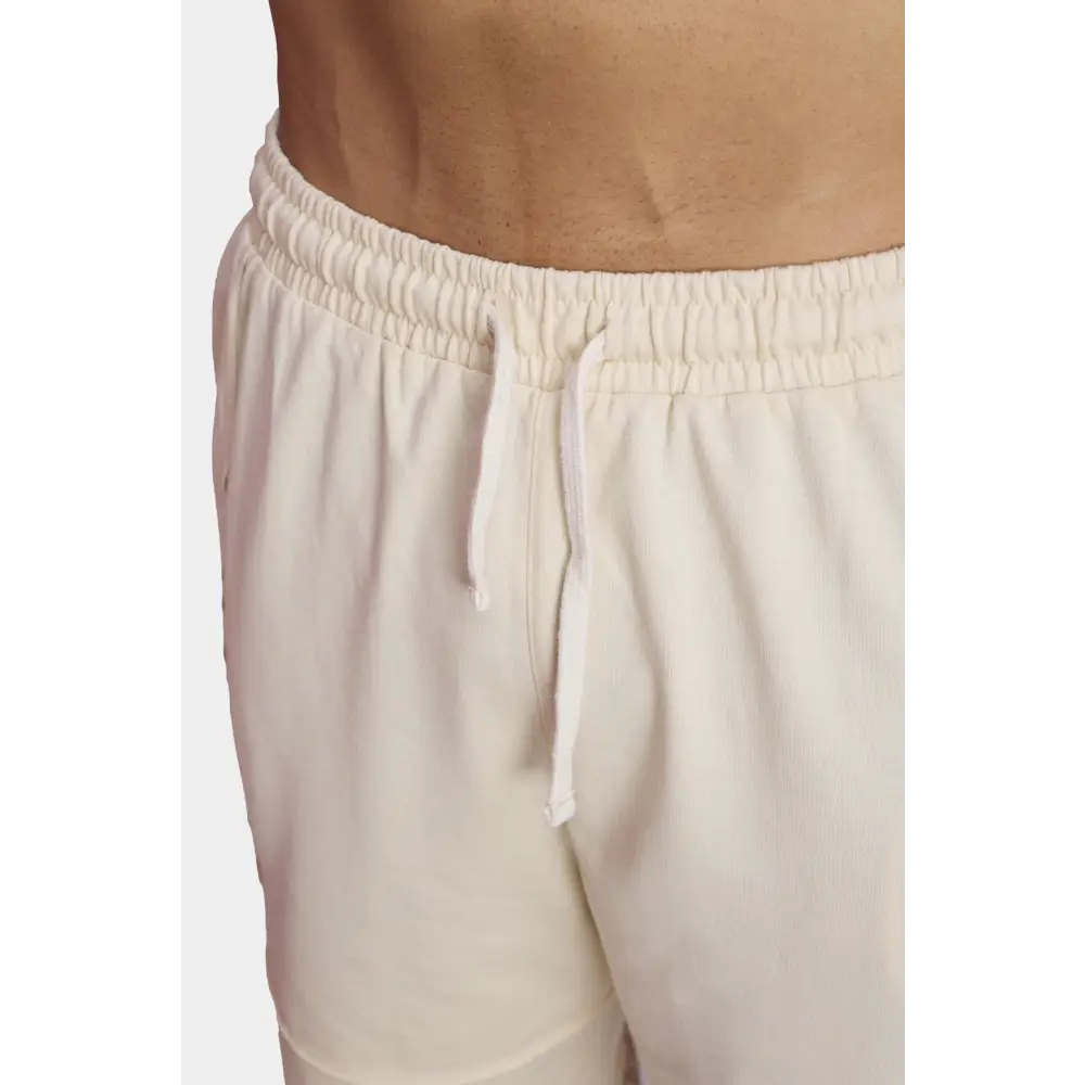 Raw Edge Oversized Shorts Beige - Shorts