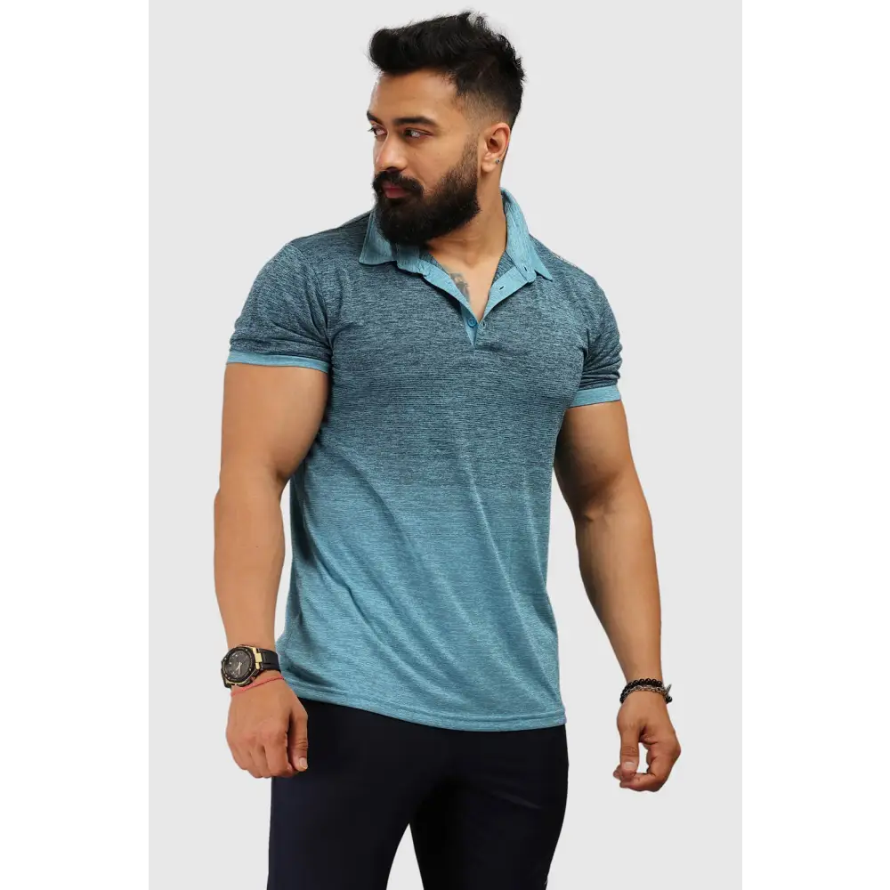 Raw Polo Regular Fit T-shirt Blue