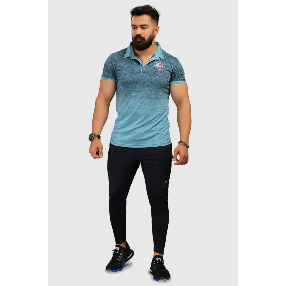 Raw Polo Slim Fit T-shirt Blue