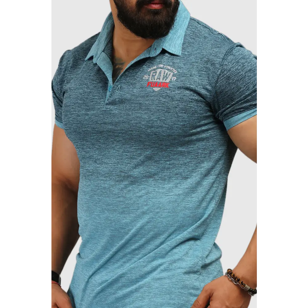 Raw Polo Slim Fit T-shirt Blue