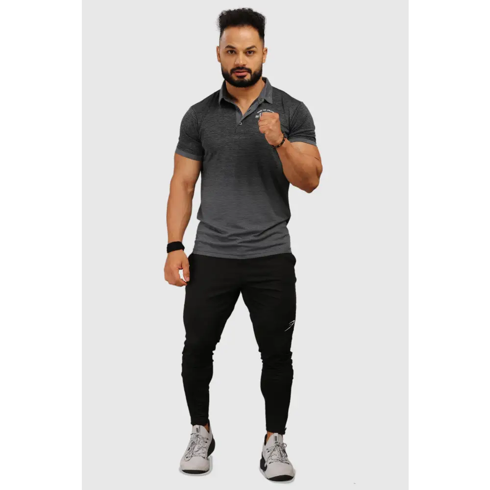 Raw Polo Slim Fit T-shirt Grey