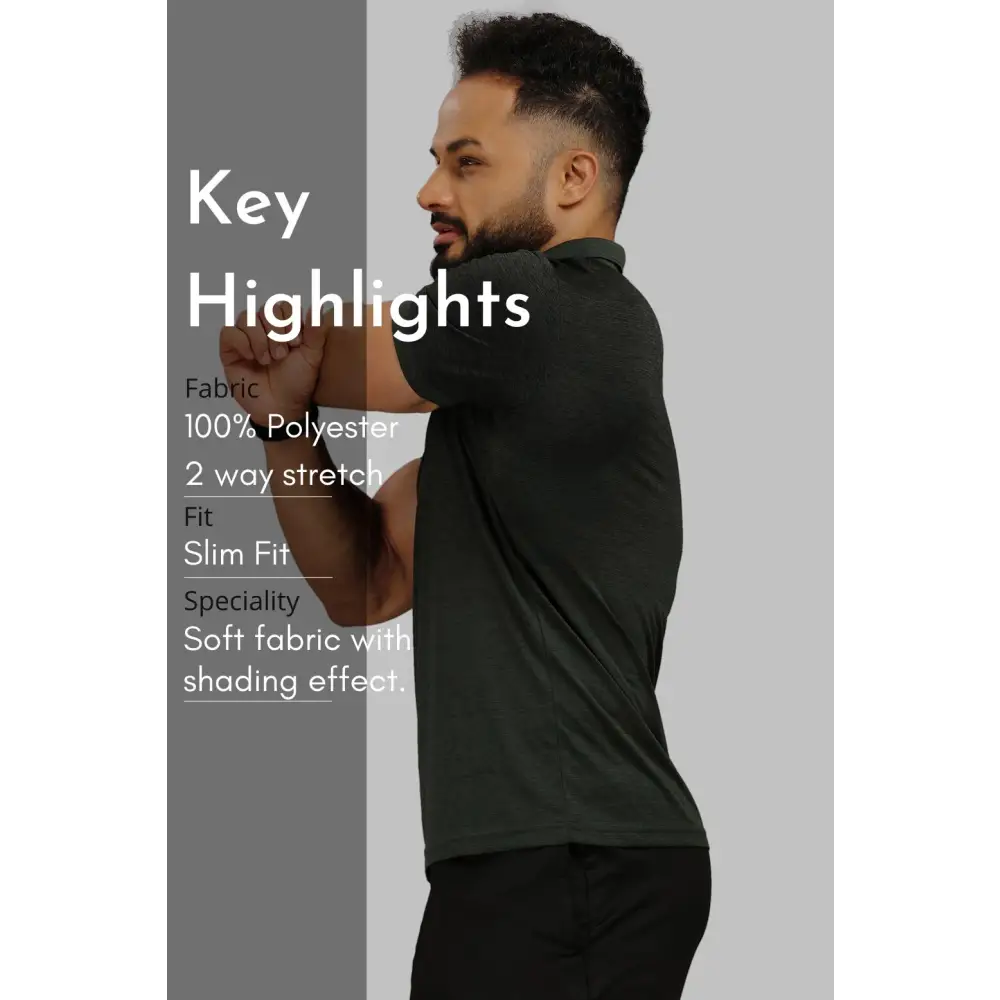Raw Polo Slim Fit T-shirt Olive - Tshirts