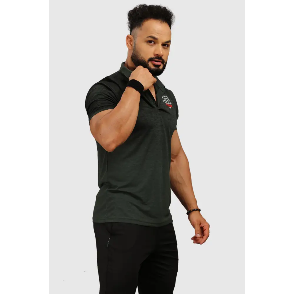 Raw Polo Slim Fit T-shirt Olive - Tshirts