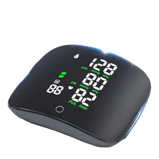 Rechargeable Digital Wrist Blood Pressure Monitor - Black / Blood Pressure Monitor - HBC