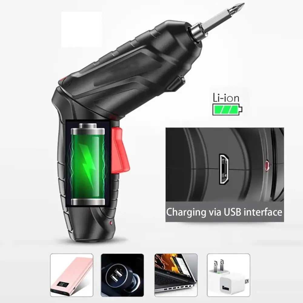 Rechargeable Electric Screwdriver Set - HBC