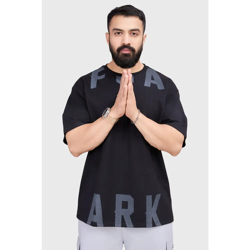 Refined Oversized T-shirt Black