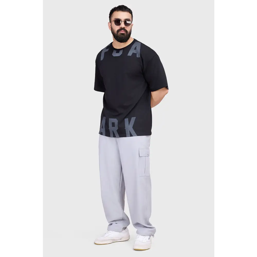 Refined Oversized T-shirt Black