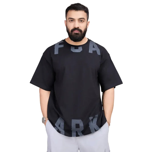 Refined Oversized T-shirt Black