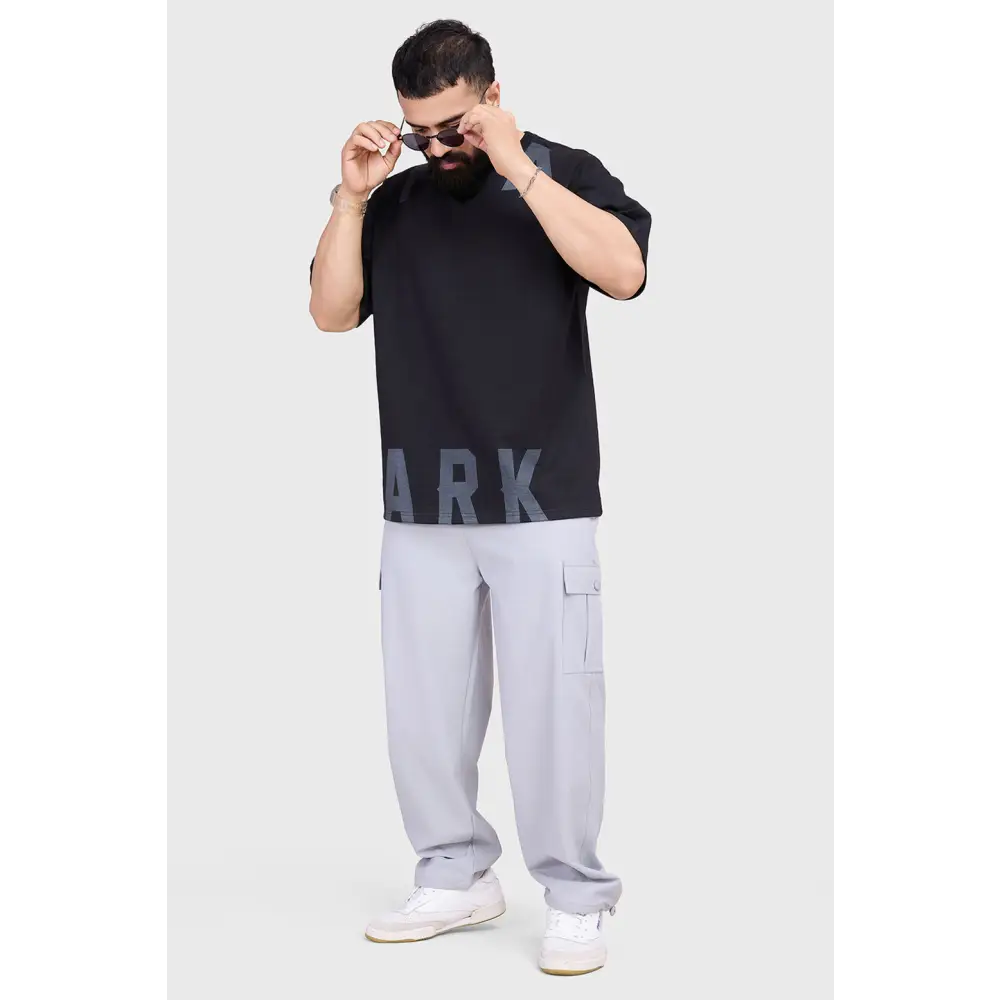 Refined Oversized T-shirt Black