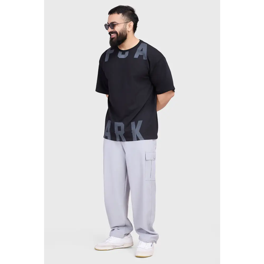 Refined Oversized T-shirt Black