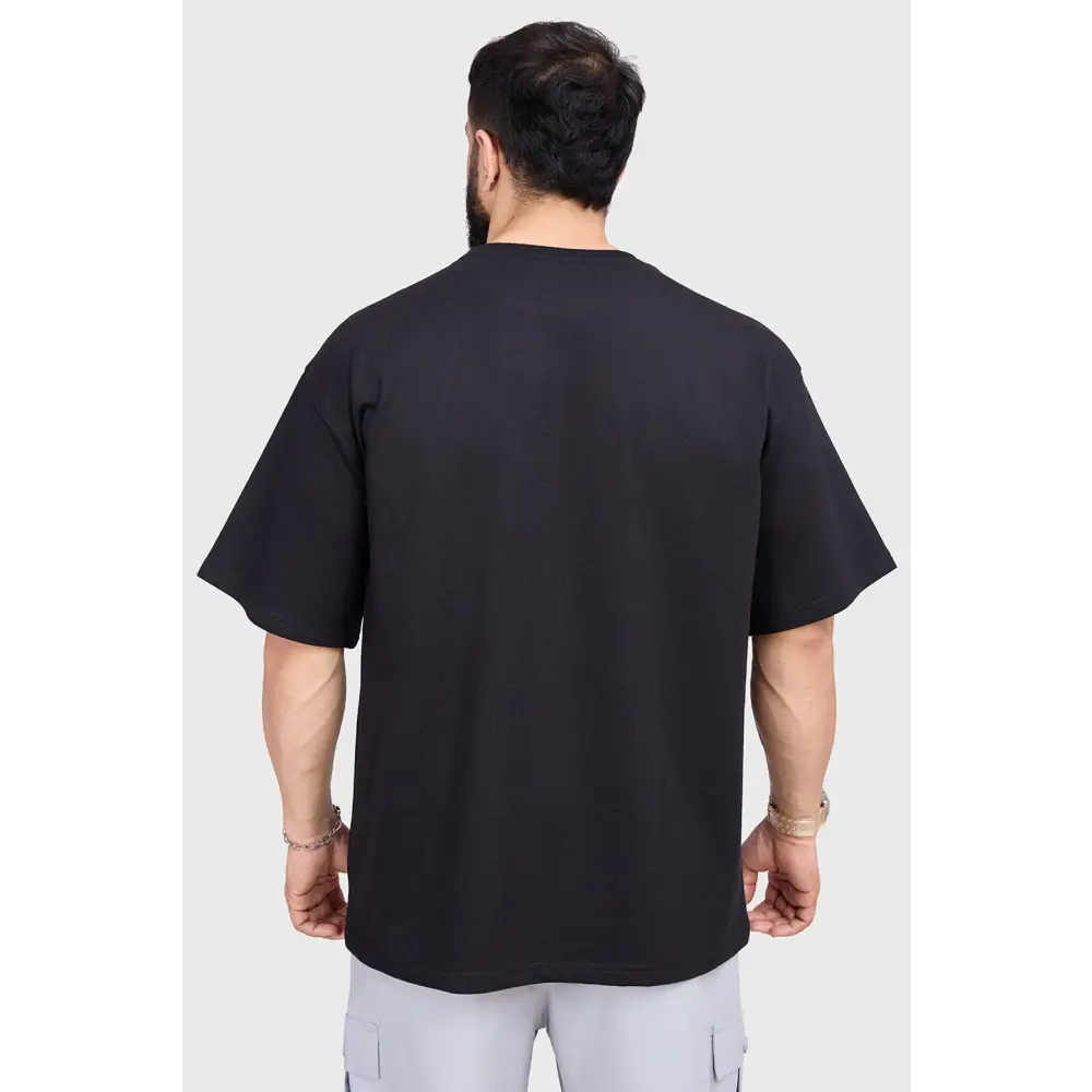 Refined Oversized T-shirt Black