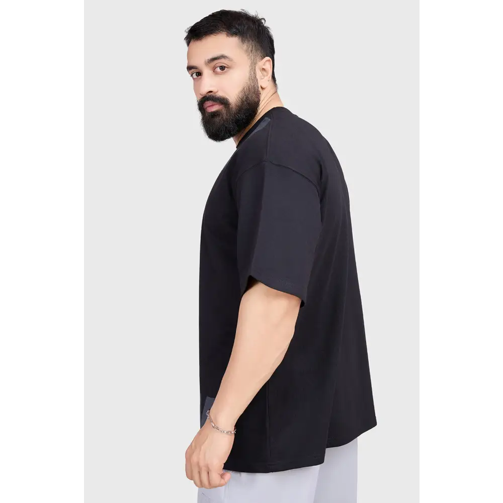 Refined Oversized T-shirt Black