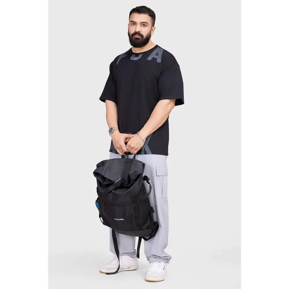 Refined Oversized T-shirt Black