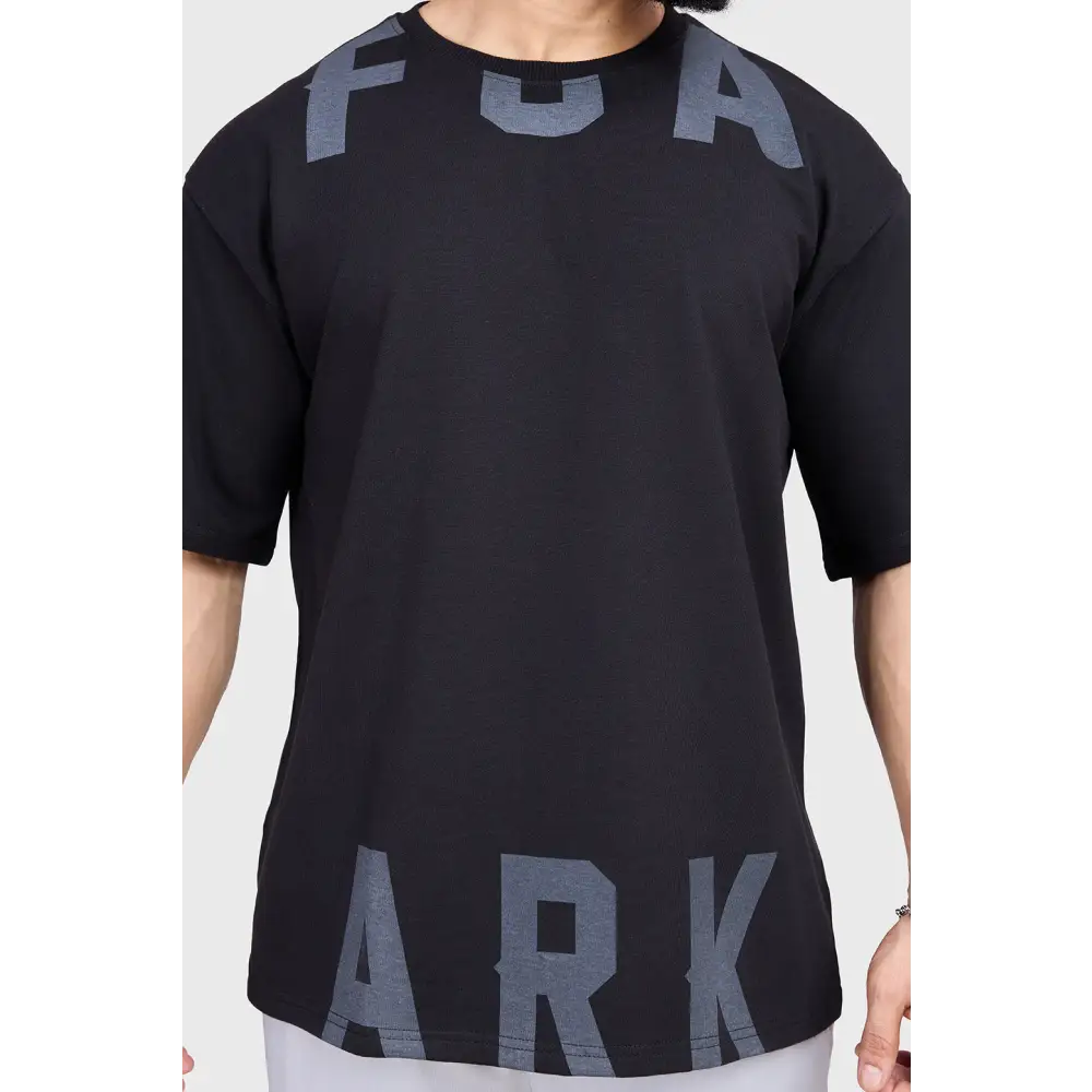 Refined Oversized T-shirt Black