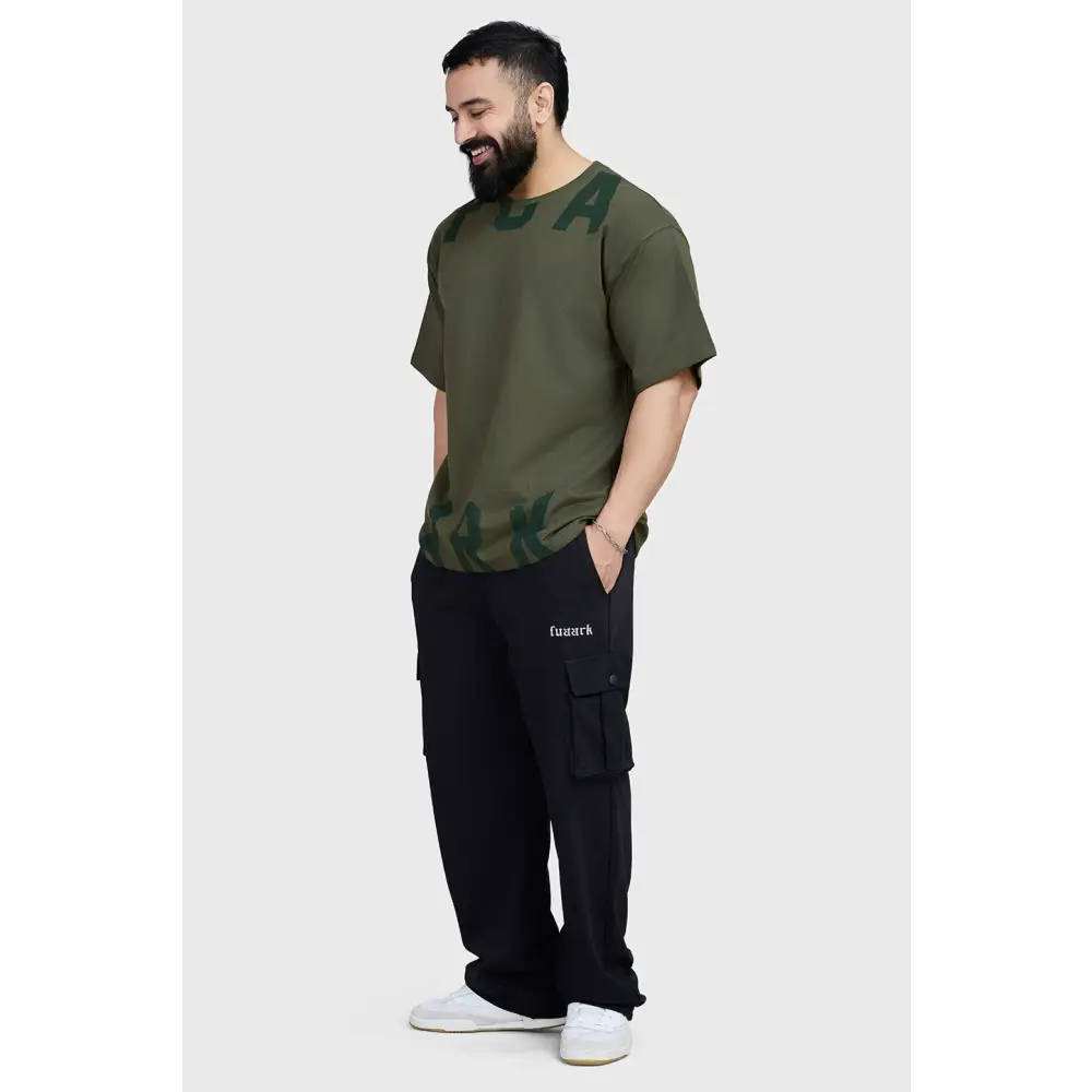 Refined Oversized T-shirt Olive