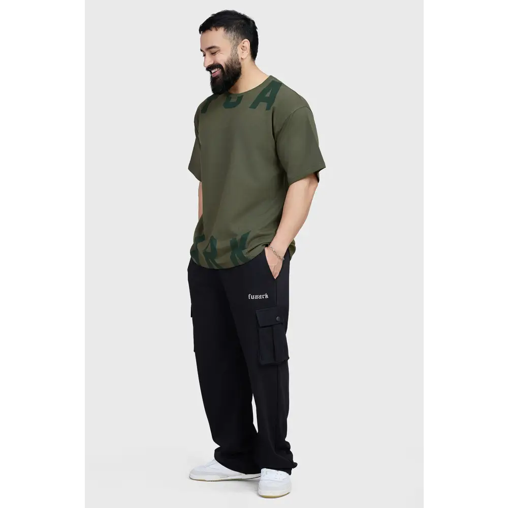 Refined Oversized T-shirt Olive