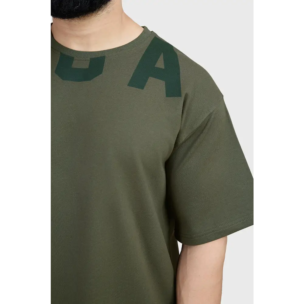 Refined Oversized T-shirt Olive