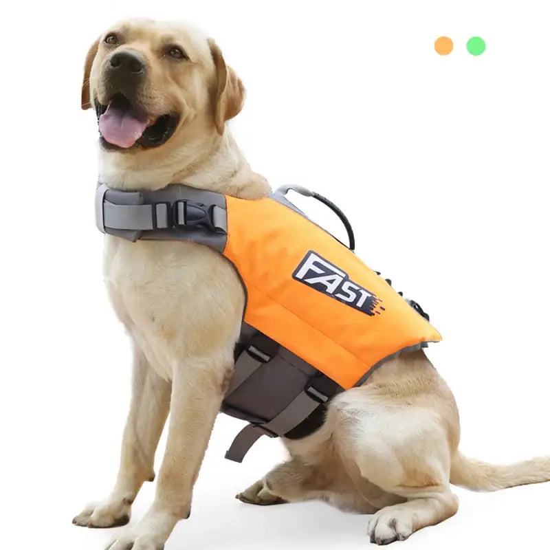 Reflective Dog Life Jacket – Adjustable Summer Swimming Vest - SS