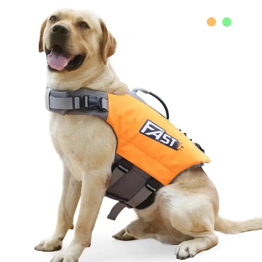 Reflective Dog Life Jacket – Adjustable Summer Swimming Vest - SS