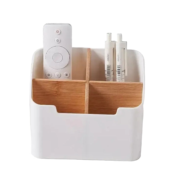 Remote Control Organizer TV Remote Holder For Table Multipurpose Desktop Storage Box Bedroom Living Room Organizer