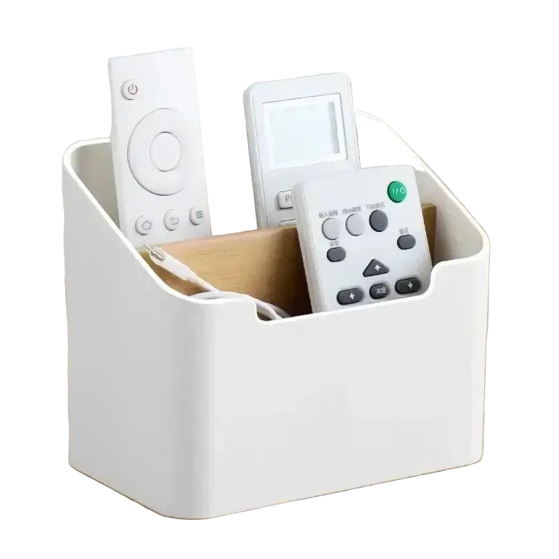 Remote Control Organizer TV Remote Holder For Table Multipurpose Desktop Storage Box Bedroom Living Room Organizer