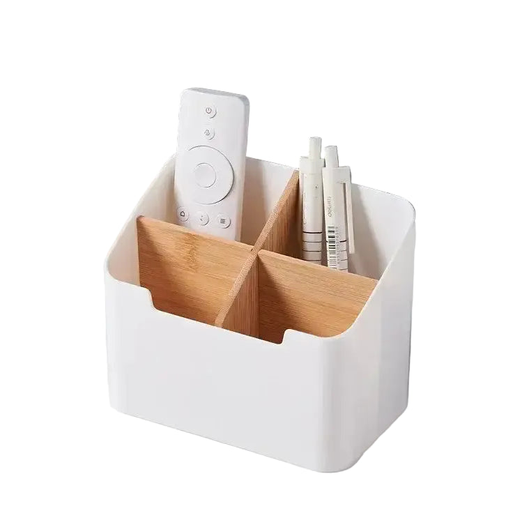 Remote Control Organizer TV Remote Holder For Table Multipurpose Desktop Storage Box Bedroom Living Room Organizer