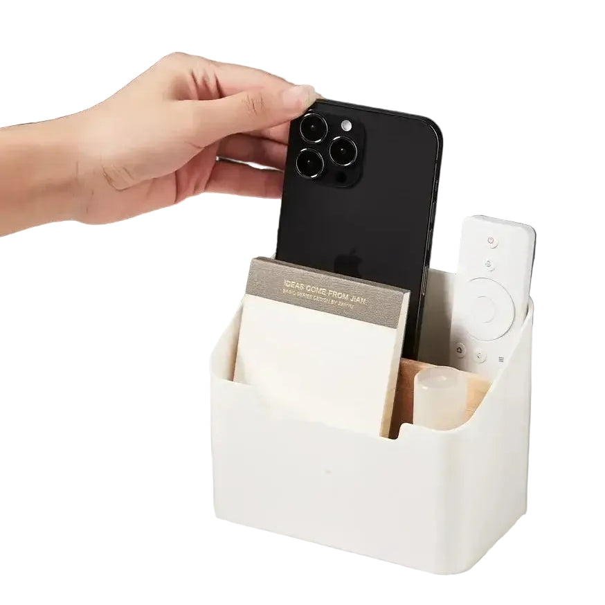 Remote Control Organizer TV Remote Holder For Table Multipurpose Desktop Storage Box Bedroom Living Room Organizer