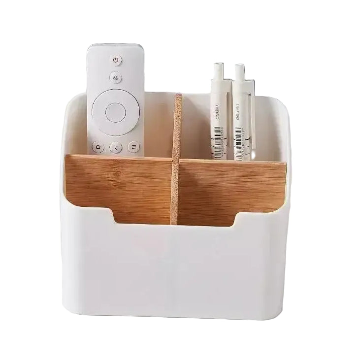 Remote Control Organizer TV Remote Holder For Table Multipurpose Desktop Storage Box Bedroom Living Room Organizer