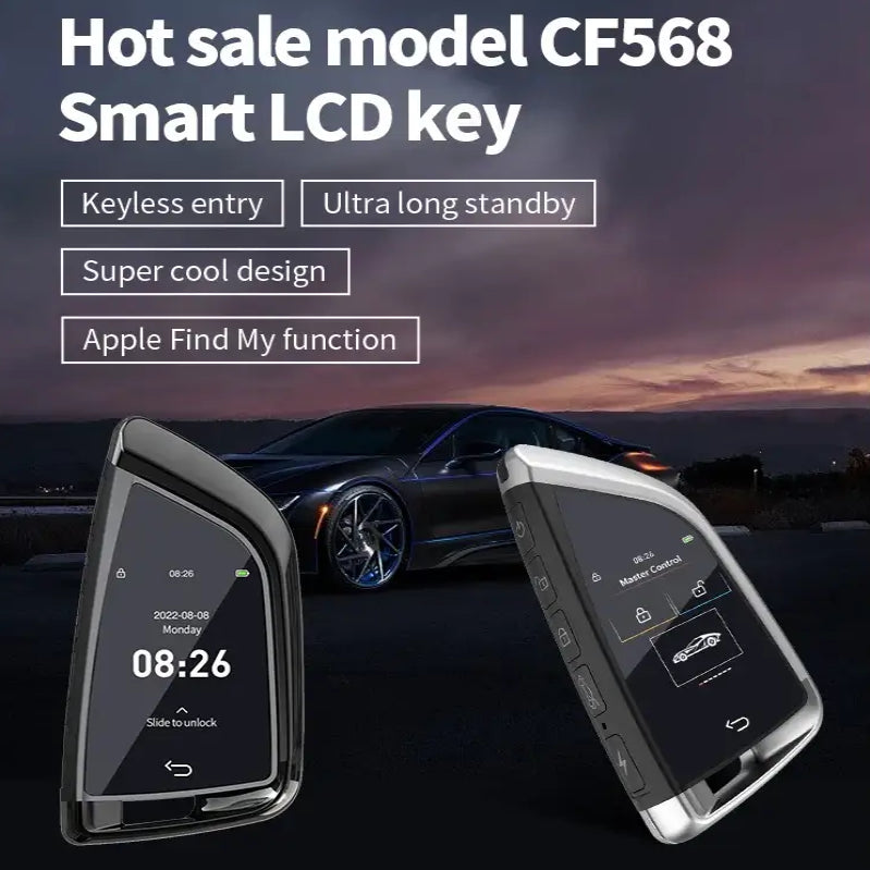 Remote Key For BMW Benz Audi Ford Jaguar Lexus Mazda Nissan Renault Suzuki Toyota CF568 Universal Modified Smart LCD
