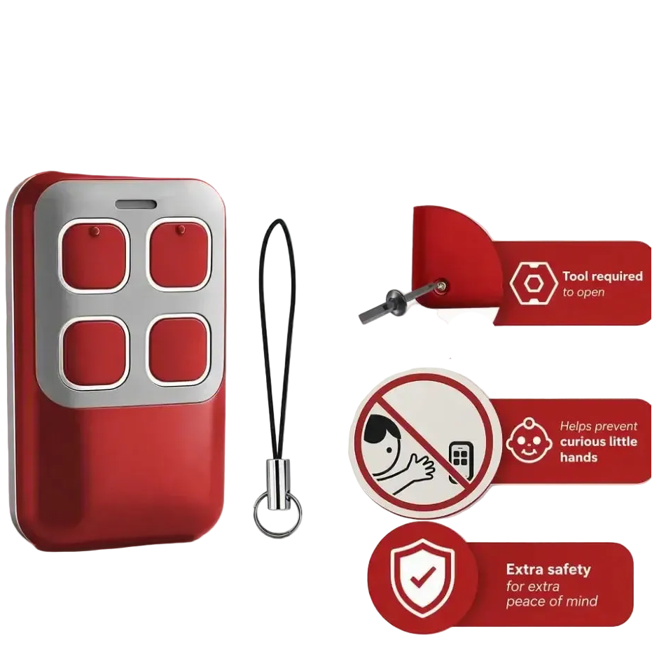 Replace B&D Tritran TB5 TB6 TB7 433mhz Garage Door Remote Work with BND Controll-A-Door Power Drive Roller Door Opener