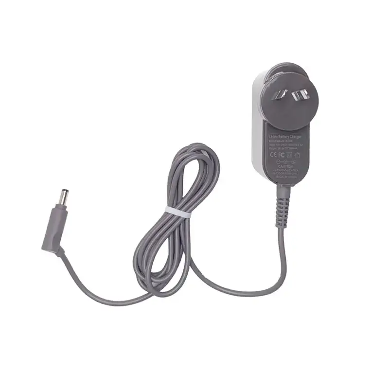 Replacement Charger for Dyson V6 V7 V8 Cordless Vacuum Power Supply 26.1V 0.6A AU Plug - grey