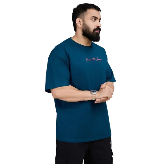 Respect The Journey Oversized T-shirt Teal - Tshirts