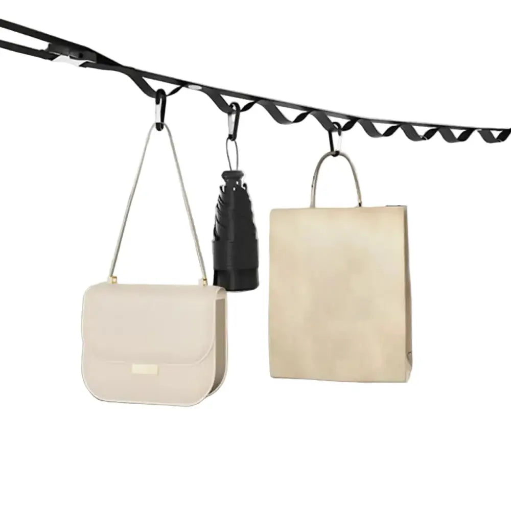 Retractable Portable RV Clothes Drying Line - Black / Portable Laundry Line - SS