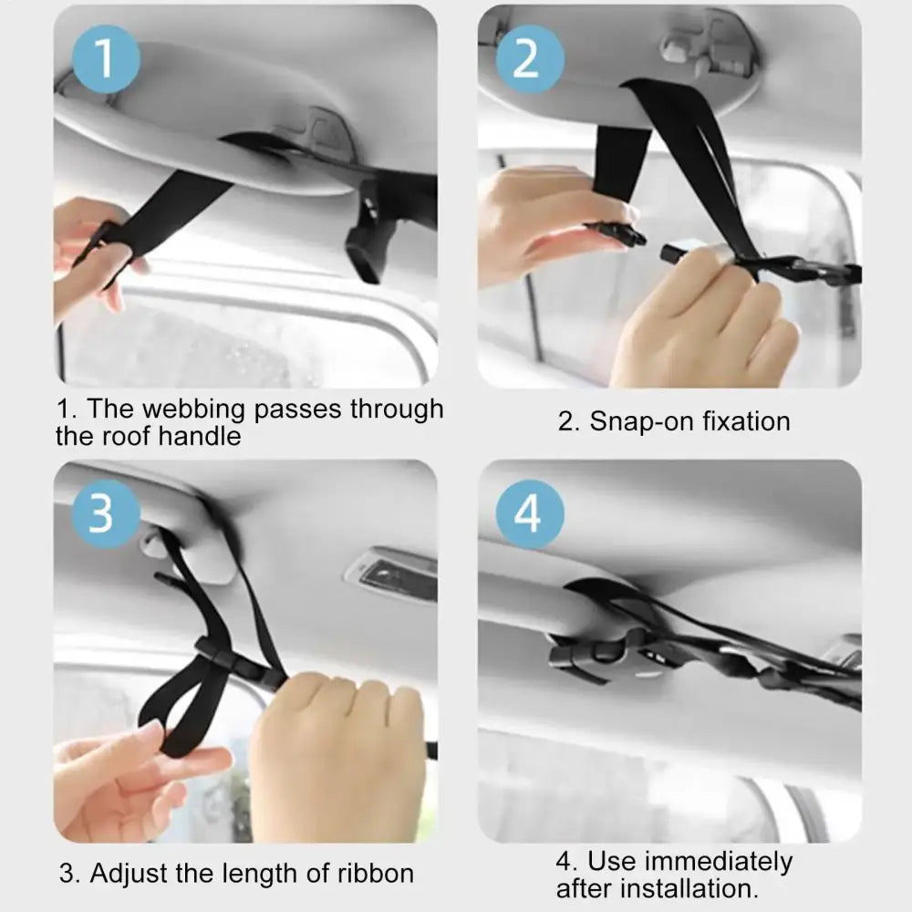 Retractable Portable RV Clothes Drying Line - Black / Portable Laundry Line - SS