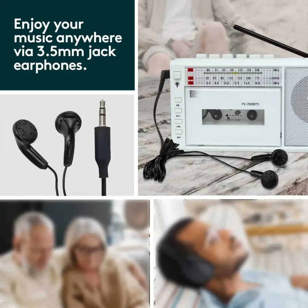 Retro Cassette Player with SD Card & Radio - SS