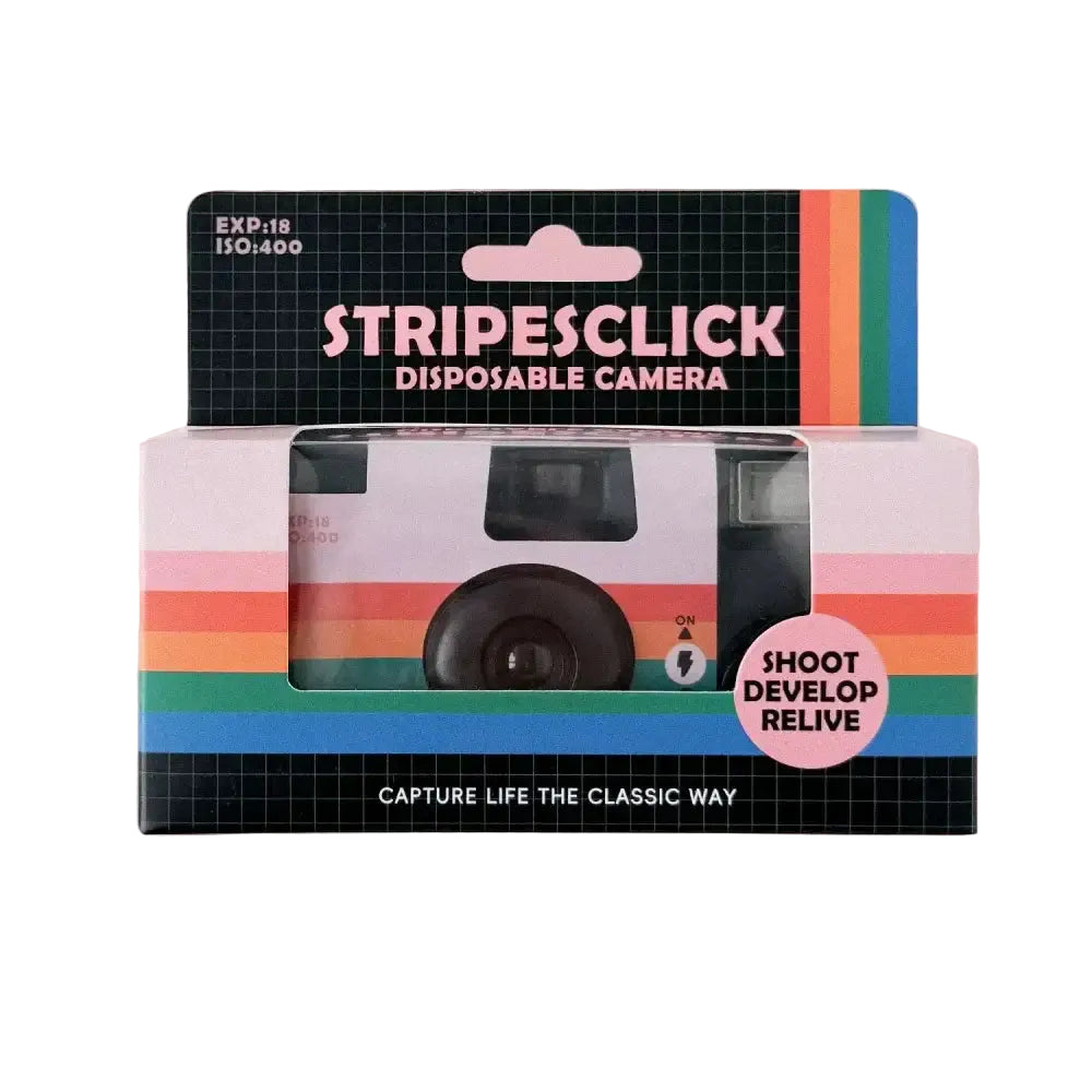 Retro Disposable 135 Film Camera 18/27 Exposures Rainbow/Glitter/Butterfly Options Built-In Flash Travel Atmosphere