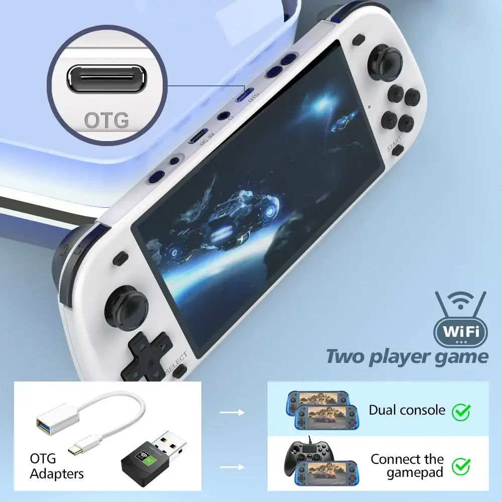 Retro Handheld Console – 5.1’’ Screen (4 colours available) - 9eight5