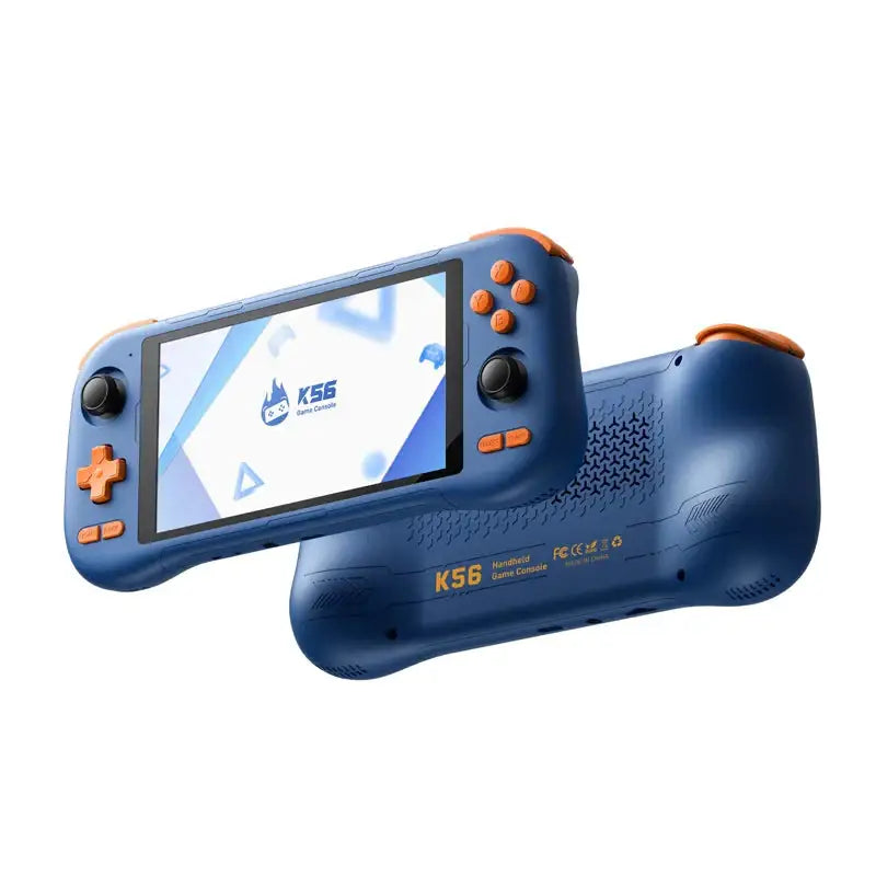 Retro Handheld Console – 5.5’’ Touchscreen Android 14 Rechargeable Battery - Blue - 9eight5
