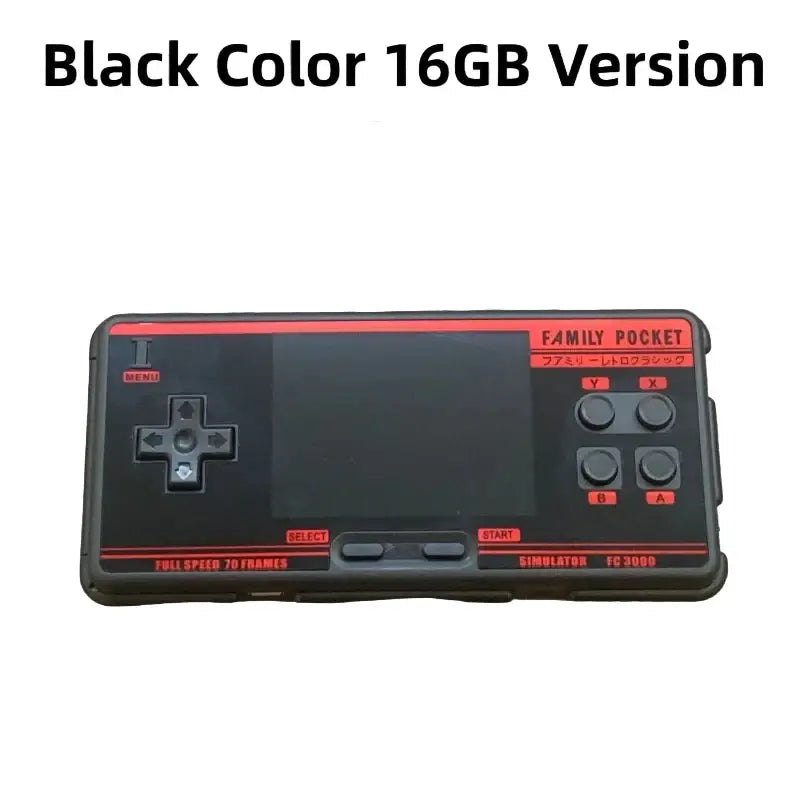 Retro Handheld Game Console – 16GB 5000+ Games - Black / Game Console - 9eight5