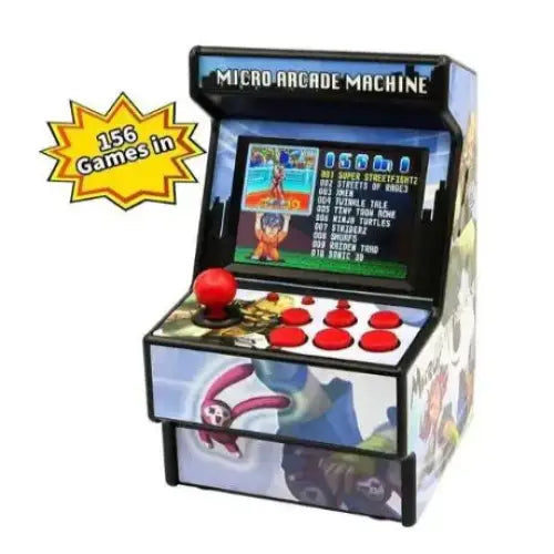 Retro Mini 16-Bit Handheld Game Console – 156 Built-in Games (5 colours available) - Blue / Game Console - 9eight5