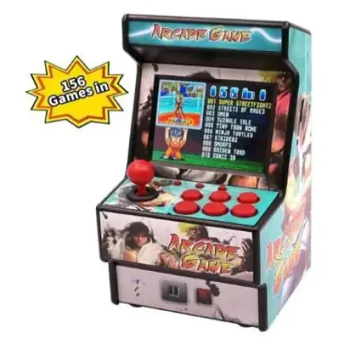 Retro Mini 16-Bit Handheld Game Console – 156 Built-in Games (5 colours available) - Sky Blue / Game Console - 9eight5