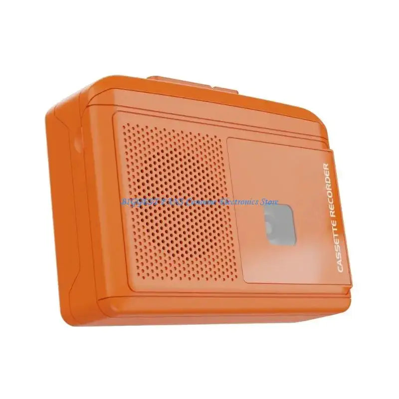 Retro Tape Player USB MP3 Converter - Tape Player / Orange - SS
