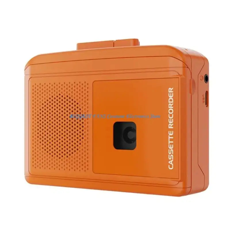 Retro Tape Player USB MP3 Converter - Tape Player / Orange - SS