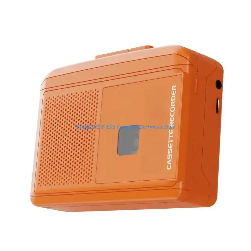 Retro Tape Player USB MP3 Converter - Tape Player / Orange - SS
