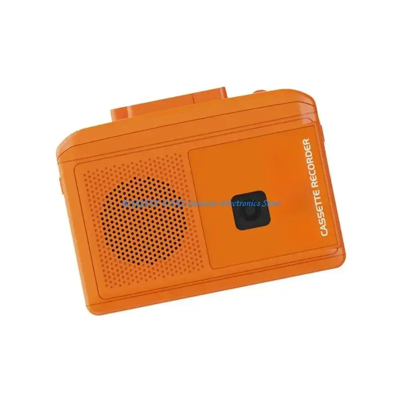 Retro Tape Player USB MP3 Converter - Tape Player / Orange - SS