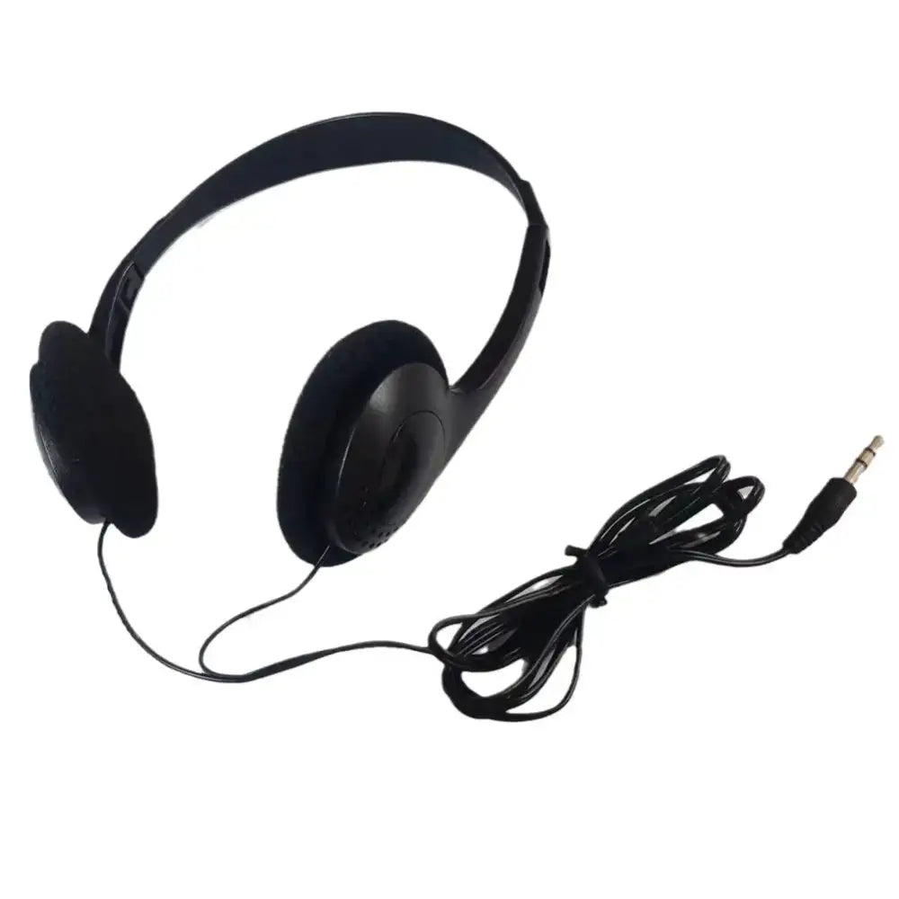 Retro Wired Over-Ear Headphones 3.5mm MP3 Walkman Style Earbud Hip Hop Trend Personality Sports Headset - sliver